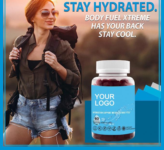 Oem Hidratação Electrolítico Goma Natural Sabor de bagas Electrolítico Apoio à Saúde Vegano Livre de Gluteno Não OGM Halal Pectina 3