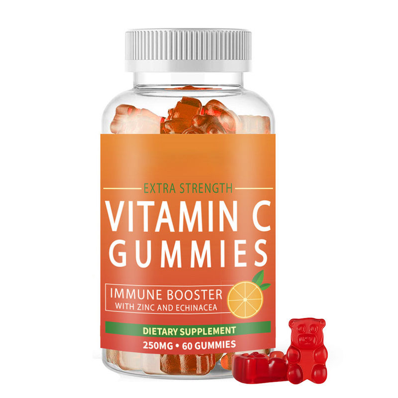 Oem Private Label Vitaminas e Suplementos Vitaminas C Gummies Para Branqueamento da Pele E Reforço da Imunidade