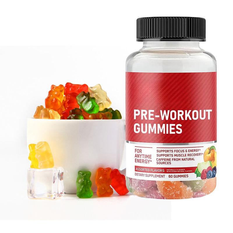 Suplementos Veganos de Marca Privada Amino Energy Gummies Para Apoiar a Recuperação Muscular de Foco