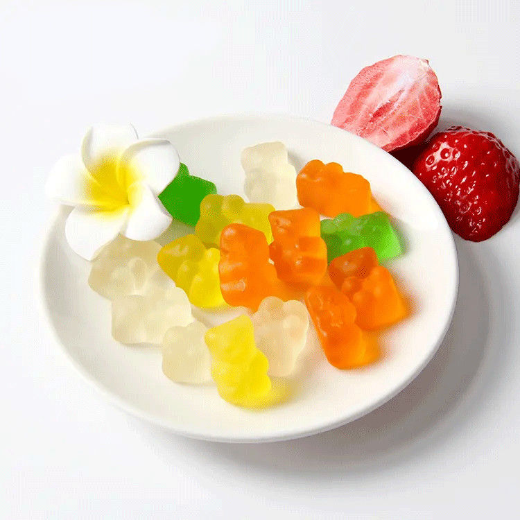 Rótulo Privado Vegan Kids Dha Gummy Candy Suplementos de Apoio ao Cérebro Inteligência Booster Óleo de Peixe Omega 3 Gummies