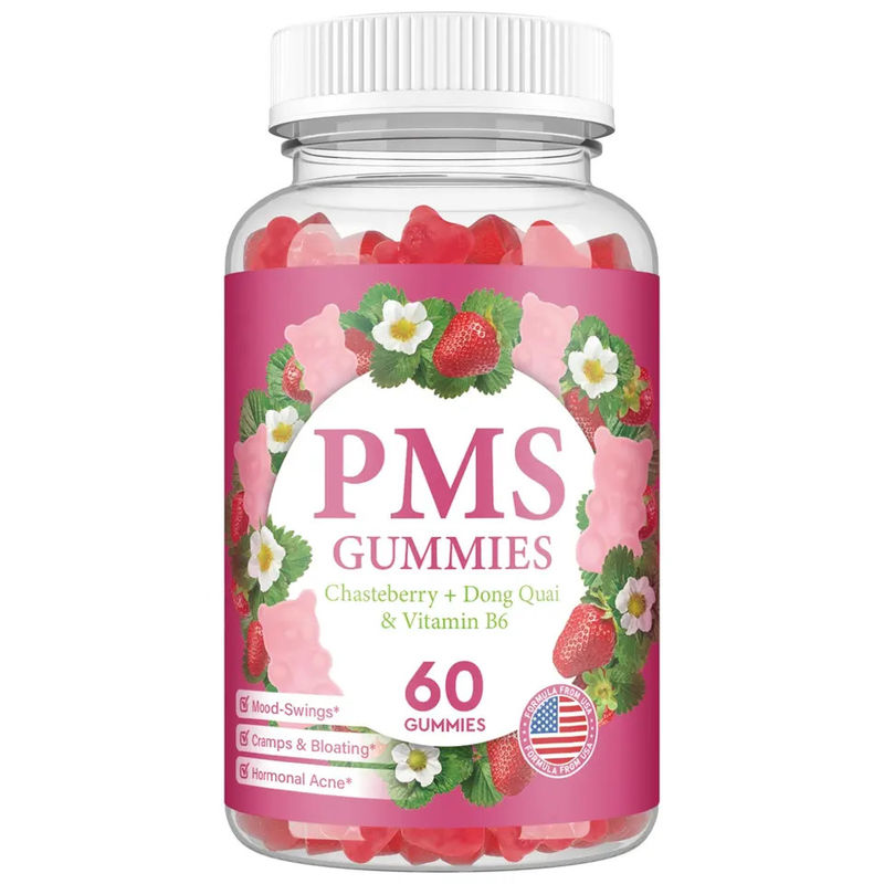 Gomes sem açúcar para aliviar o período Hormônio de equilíbrio Gomes para aliviar a dor menstrual das mulheres Gomes de suporte PMS