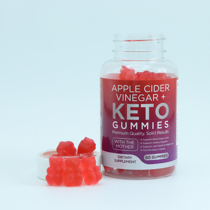 Suplementos de etiqueta privada 60 contagens Vinagre de Sidra de Maçã Acv Keto Bhb Gomes Geléia Doces Gomes