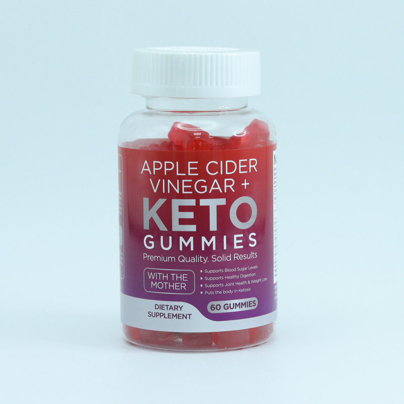 Suplementos de etiqueta privada 60 contagens Vinagre de Sidra de Maçã Acv Keto Bhb Gomes Geléia Doces Gomes