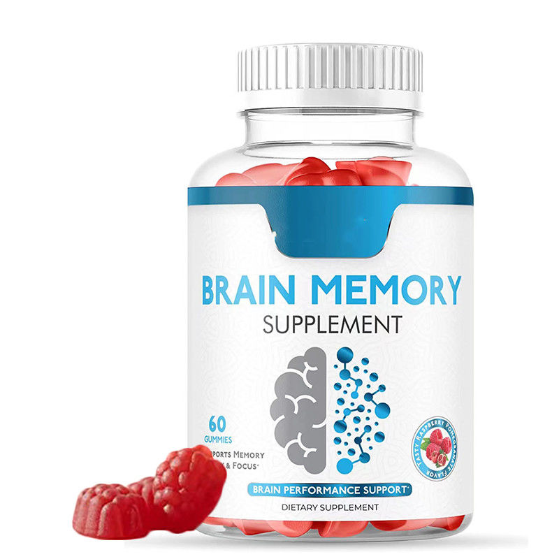 Oem Private Label Vegan Gummy Candy Focus Aumentar a Memória Nootrópicos Suplemento de Fortalecimento do Cérebro Nootrópicos Gummies