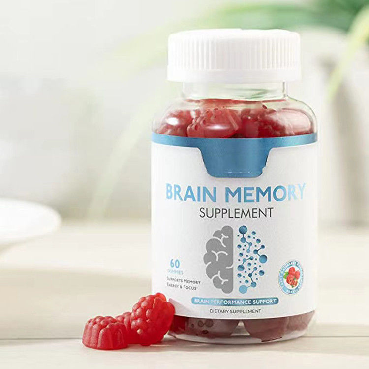 Oem Private Label Vegan Gummy Candy Focus Aumentar a Memória Nootrópicos Suplemento de Fortalecimento do Cérebro Nootrópicos Gummies