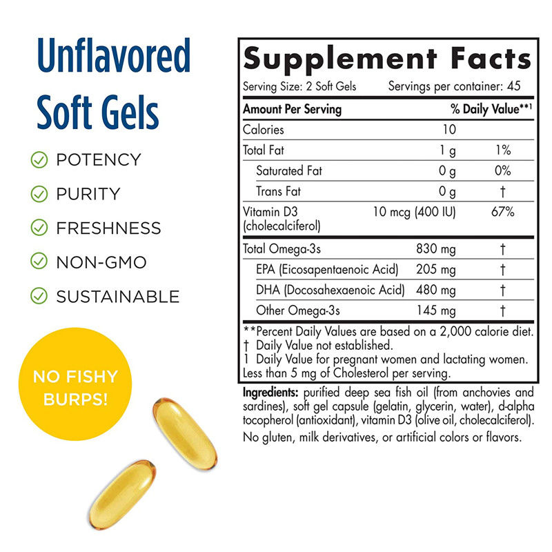Suplemento de gravidez Dha/epa Omega 3 Softgel para apoiar o desenvolvimento cerebral em bebês durante a gravidez