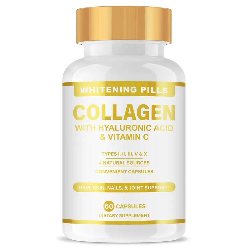 Oem Multi Hidrolizadas cápsulas de colágeno para anti-envelhecimento e beleza da pele pó de colágeno softgel cápsulas suplementos