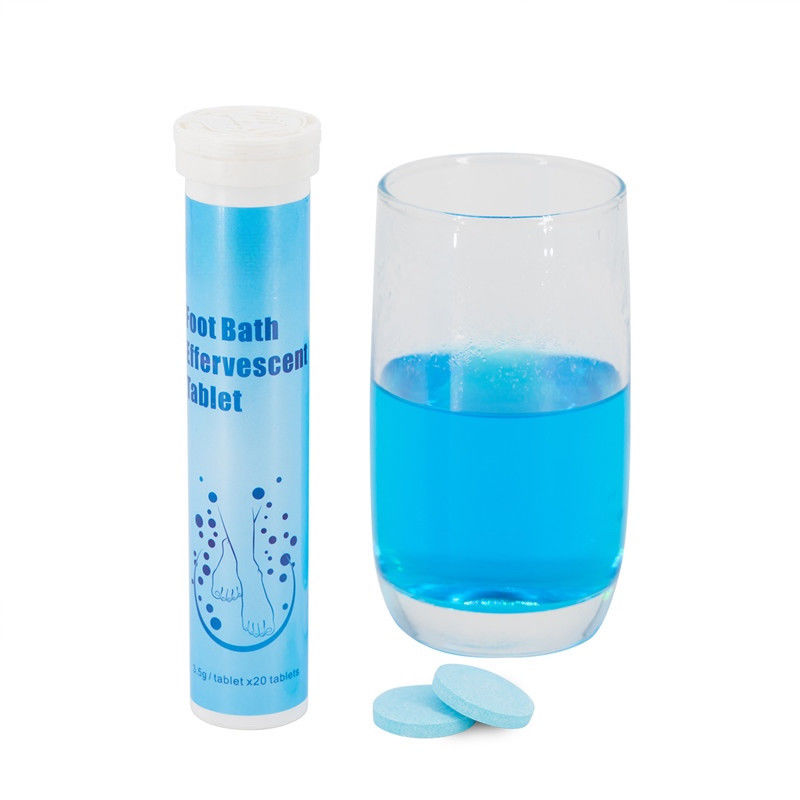 Oem Private Label Formula Menta Extracto de Cuidados com os pés Efervescente para remover o cheiro dos pés e Beriberi