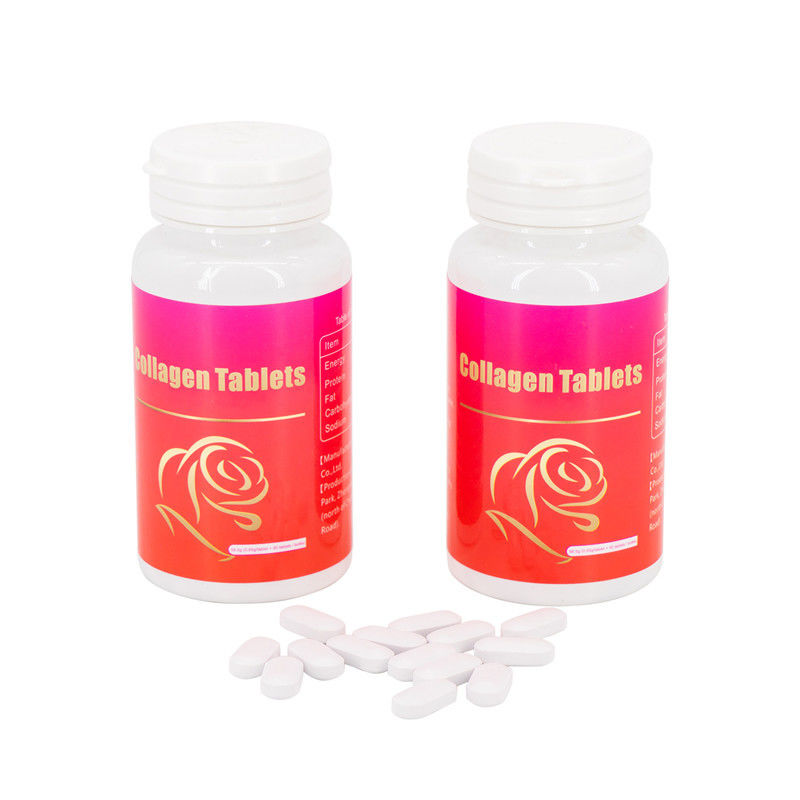 Oem Private Label Suplementos de fórmula personalizados Cápsulas de clareamento da pele Comprimidos de colágeno de andorinha mastigáveis
