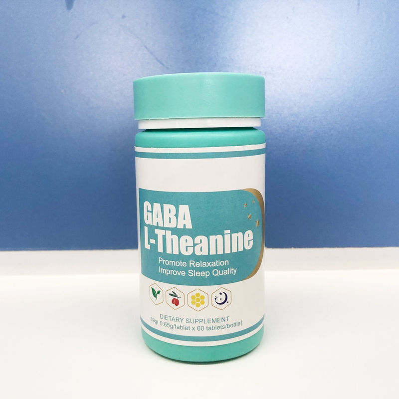 Cápsula natural saudável de Gaba L- teanina para proteger o nervo cerebral e promover o sono